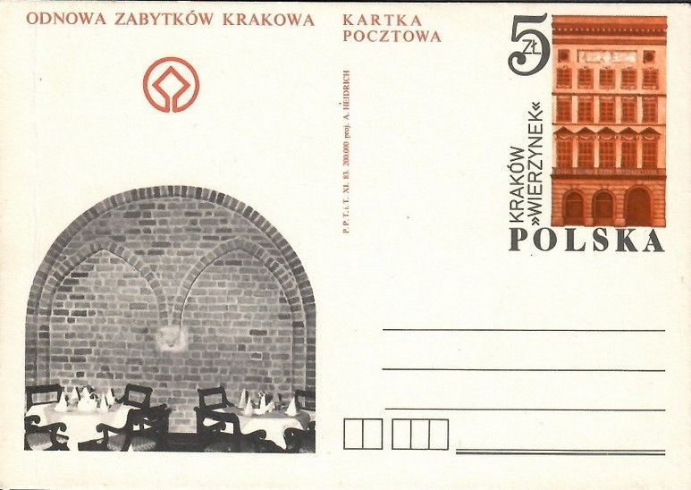 Znaczek Polska 1983 Fi Cp 854 Całostka pocztowa
