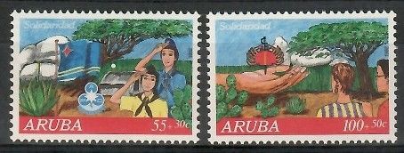 Znaczek Aruba 1992 Mi 108-109 Czyste **