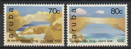 Znaczek Aruba 1992 Mi 116-117 Czyste **