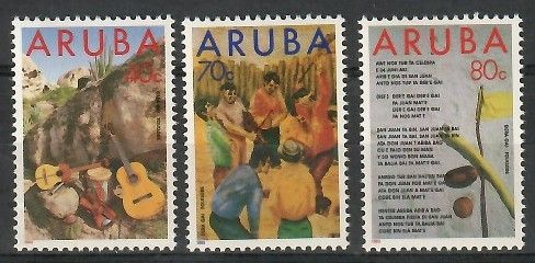 Znaczek Aruba 1993 Mi 122-124 Czyste **