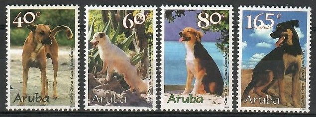 Znaczek Aruba 1999 Mi 236-239 Czyste **