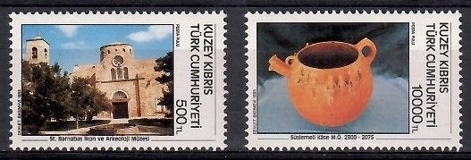 Znaczek Cypr Północny 1993 Mi 351-352 Czyste **