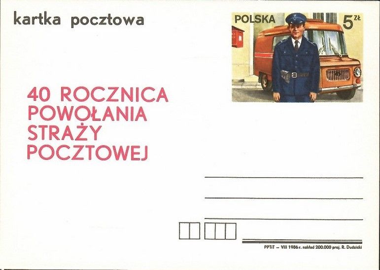 Znaczek Polska 1986 Fi Cp 936 Całostka pocztowa