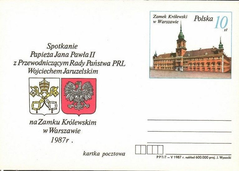 Znaczek Polska 1987 Fi Cp 950 Całostka pocztowa
