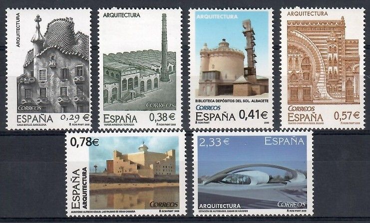 Znaczek Hiszpania 2006 Mi 4136-4141 Czyste **