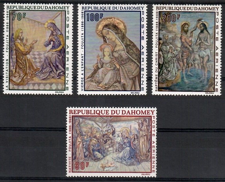 Znaczek Dahomej 1968 Mi 364-367 Czyste **