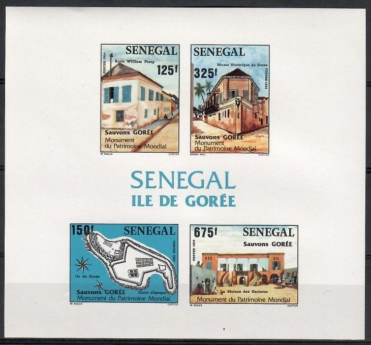 Znaczek Senegal 1984 Mi bl 47B Czyste **