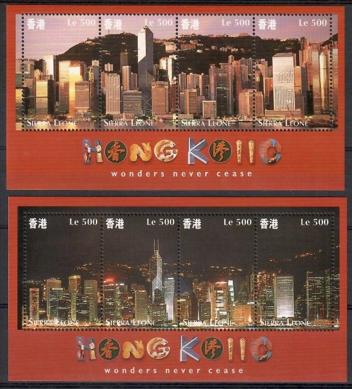 Znaczek Sierra Leone 1997 Mi ark 2762-2769 Czyste **