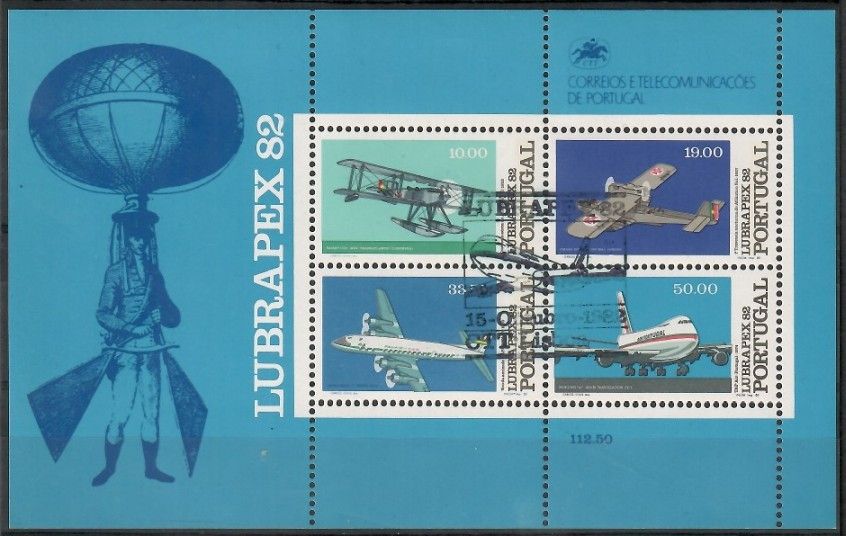 Znaczek Portugalia 1982 Mi abo bl 37 Stemplowane