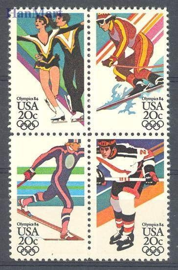 Znaczek USA 1984 Mi 1671-1674 Czyste **