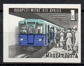 Znaczek Węgry 1970 Mi 2577B Czyste **
