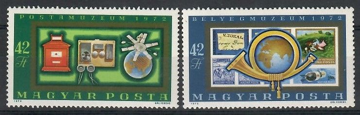 Znaczek Węgry 1972 Mi 2813-2814 Czyste **