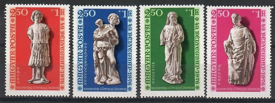 Znaczek Węgry 1976 Mi 3136-3139 Czyste **