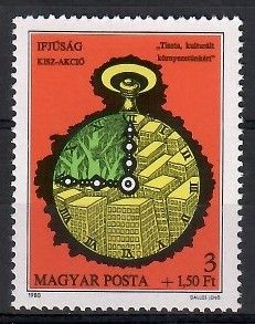 Znaczek Węgry 1980 Mi 3426 Czyste **