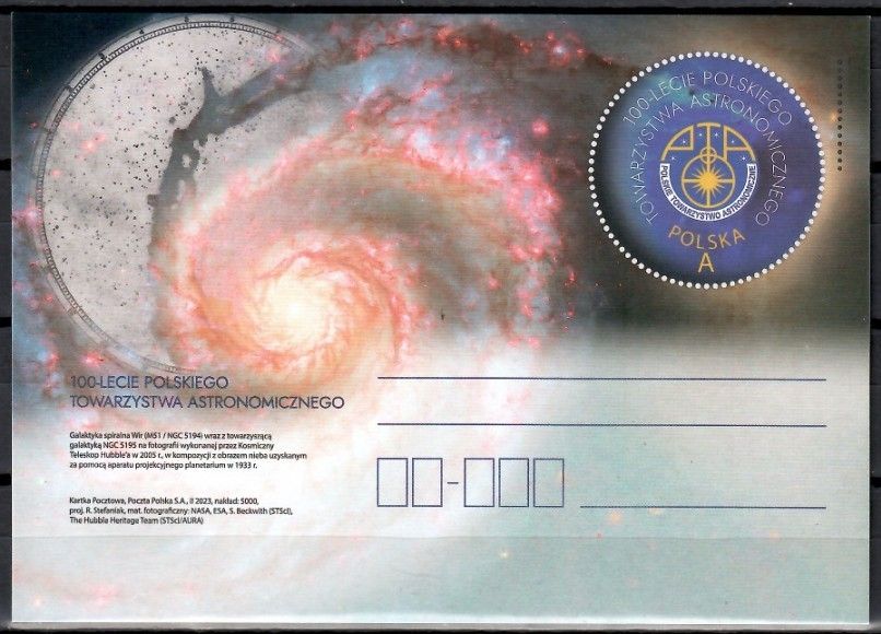 Znaczek Polska 2023 Fi Cp 1997 Całostka pocztowa