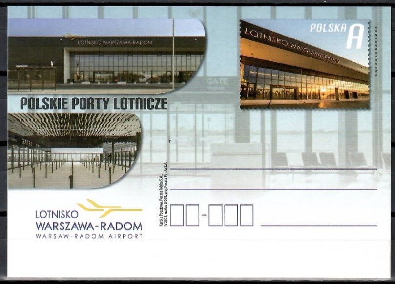 Znaczek Polska 2023 Fi Cp 2001 Całostka pocztowa