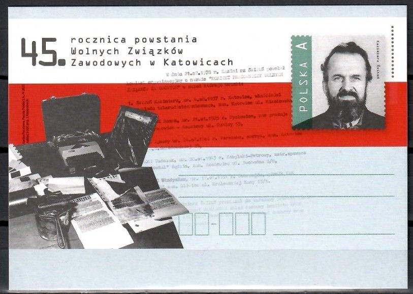 Znaczek Polska 2023 Fi Cp 2002 Całostka pocztowa