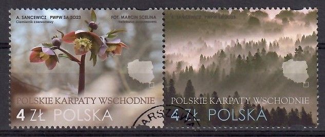 Znaczek Polska 2023 Mi abo 5463-5464 Fi 5313-5314 Stemplowane