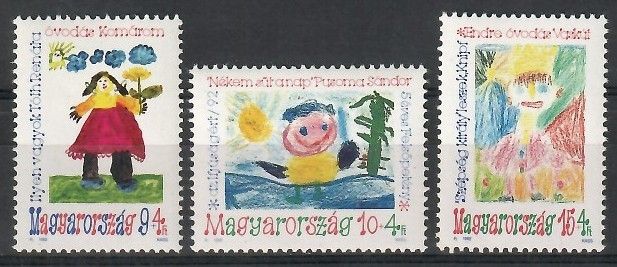 Znaczek Węgry 1992 Mi 4197-4199 Czyste **