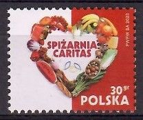 Znaczek Polska 2023 Mi 5445 Fi 5295 Czyste **