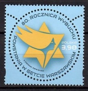 Znaczek Polska 2023 Mi 5450 Fi 5300 Czyste **