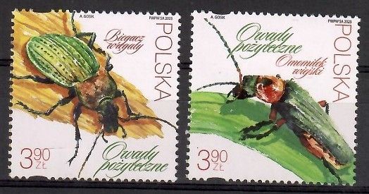 Znaczek Polska 2023 Mi 5452-5453 Fi 5302-5303 Czyste **