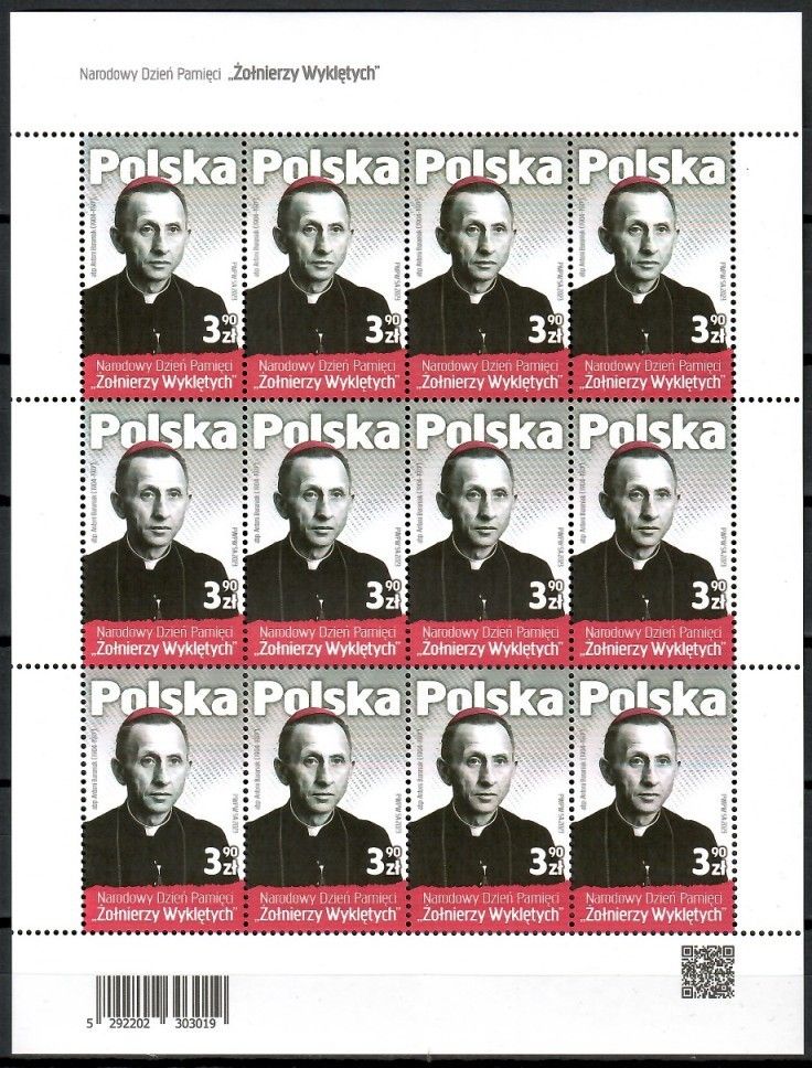 Znaczek Polska 2023 Mi ark 5442 Fi ark 5292 Czyste **