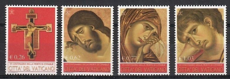 Znaczek Watykan 2002 Mi 1417-1420 Czyste **