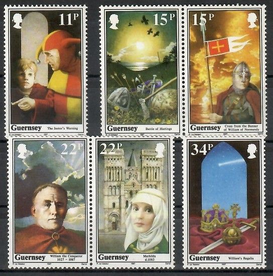 Znaczek Wielka Brytania 1987 Mi 397-402 Czyste **