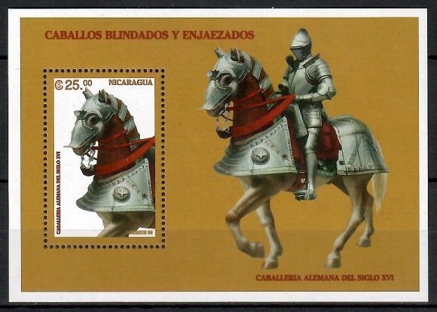 Znaczek Nikaragua 1996 Mi bl 264 Czyste **