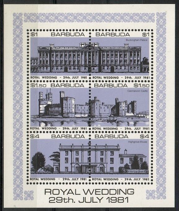 Znaczek Barbuda 1981 Mi bl 58 Czyste **