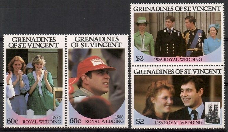 Znaczek Grenadines of St Vincent 1986 Mi 497-500 Czyste **