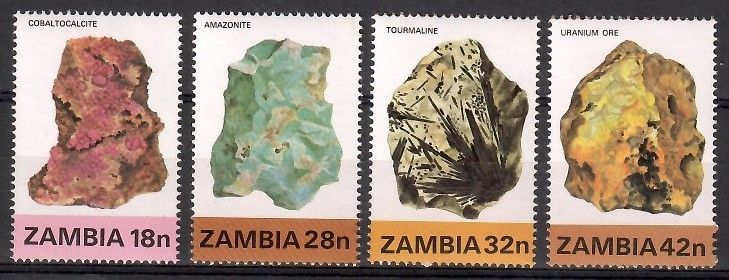 Znaczek Zambia 1982 Mi 269-272 Czyste **