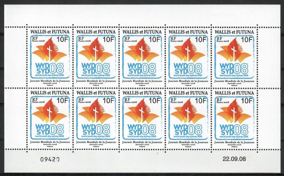 Znaczek Wallis et Futuna 2008 Mi ark 983 Czyste **