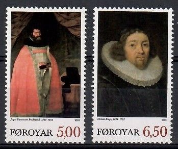 Znaczek Wyspy Owcze 2003 Mi 471-472 Czyste **