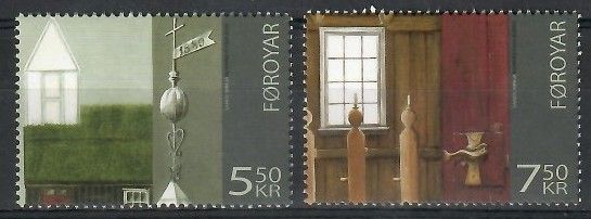Znaczek Wyspy Owcze 2006 Mi 584-585 Czyste **
