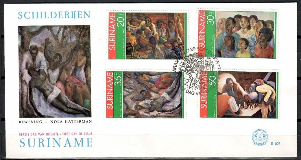 Znaczek Surinam 1976 Mi 732-735 FDC