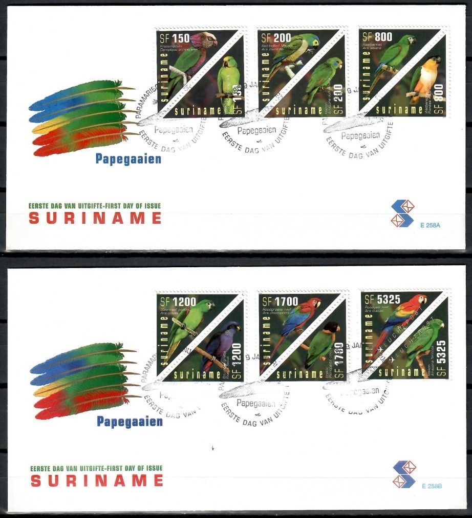 Znaczek Surinam 2002 Mi 1805-1816 FDC