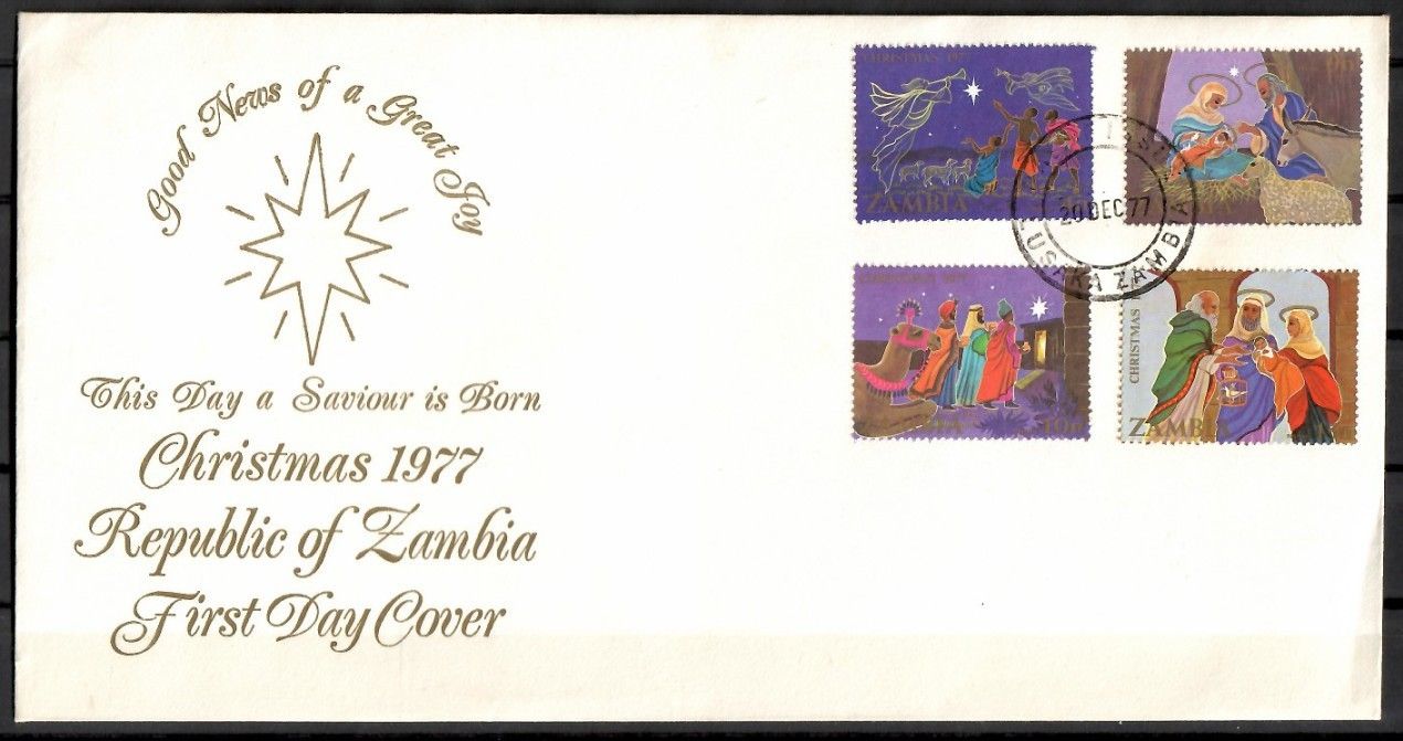Znaczek Zambia 1977 Mi 189-192 FDC