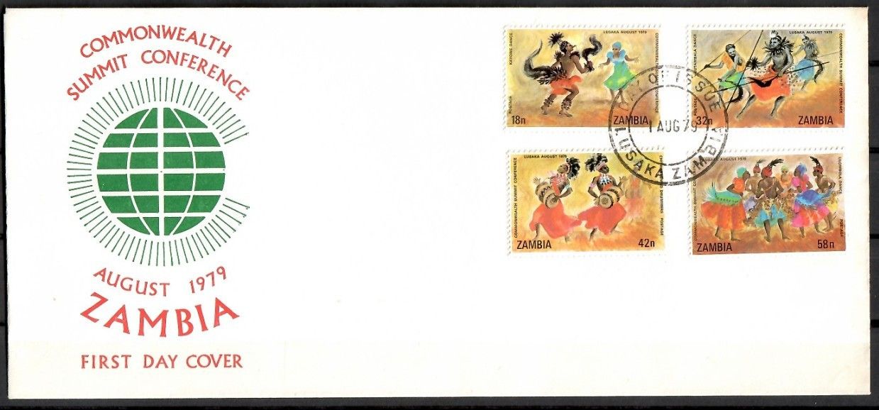 Znaczek Zambia 1979 Mi 201-204 FDC