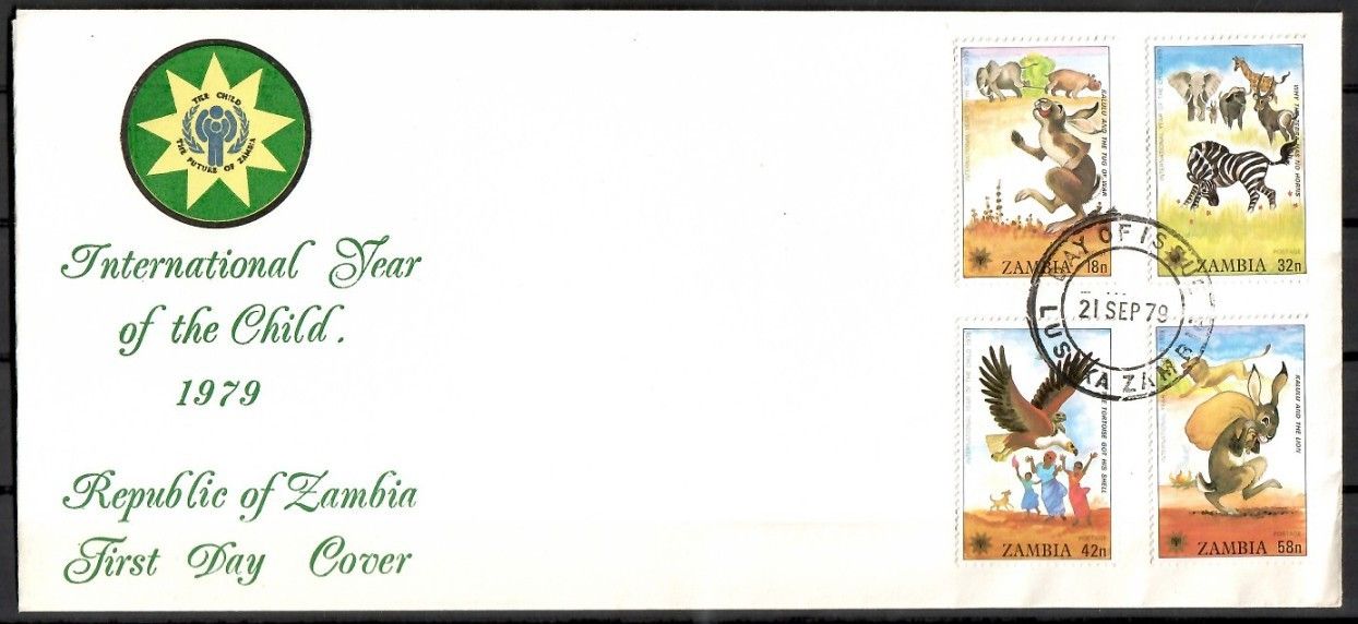 Znaczek Zambia 1979 Mi 205-208 FDC