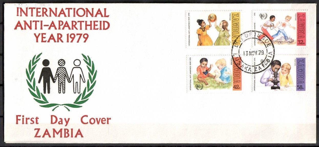 Znaczek Zambia 1979 Mi 209-212 FDC