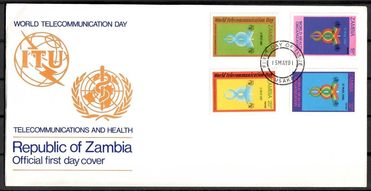 Znaczek Zambia 1981 Mi 245-248 FDC
