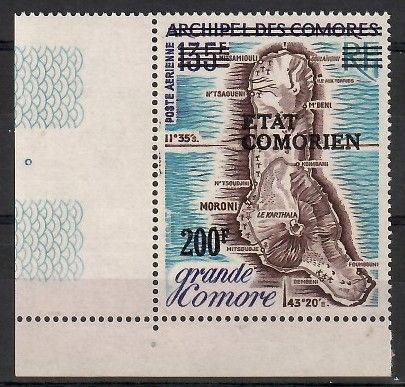 Znaczek Komory 1975 Mi 243 Czyste **