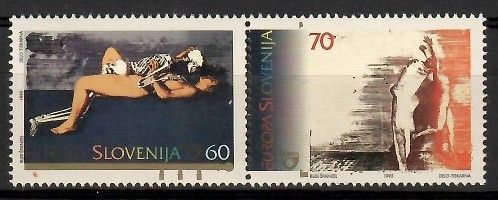 Znaczek Słowenia 1995 Mi 110-111 Czyste **