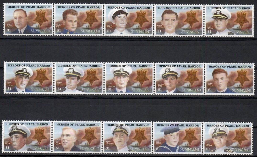 Znaczek St. Vincent 1991 Mi 1814-1828 Czyste **
