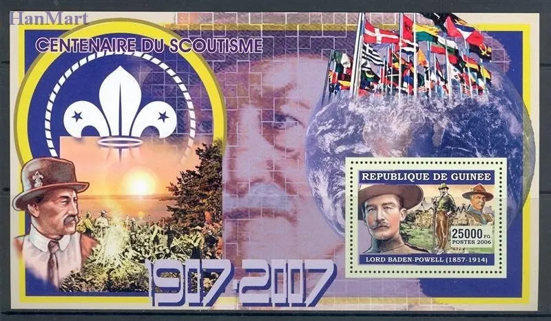 Znaczek Gwinea 2006 Mi bl 1029-1031 Czyste **