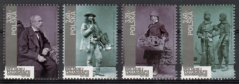 Znaczek Polska 2018 Mi 4983-4986 Fi 4833-4836 Czyste **