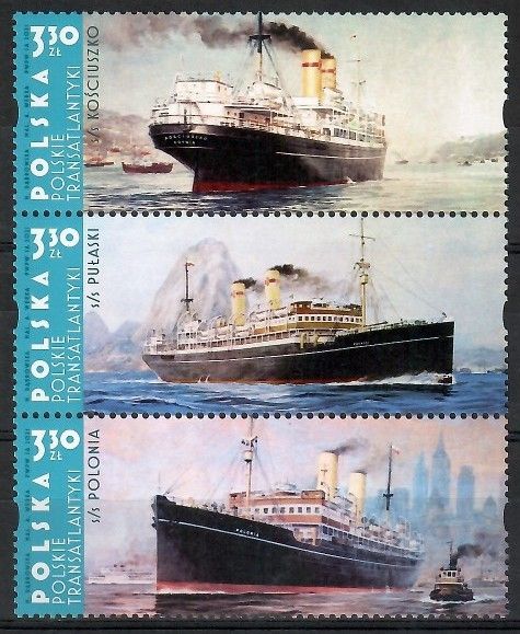 Znaczek Polska 2021 Mi 5315-5317 Fi 5165-5167 Czyste **