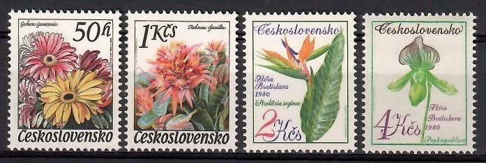 Znaczek Czechosłowacja 1980 Mi 2574-2577 Czyste **